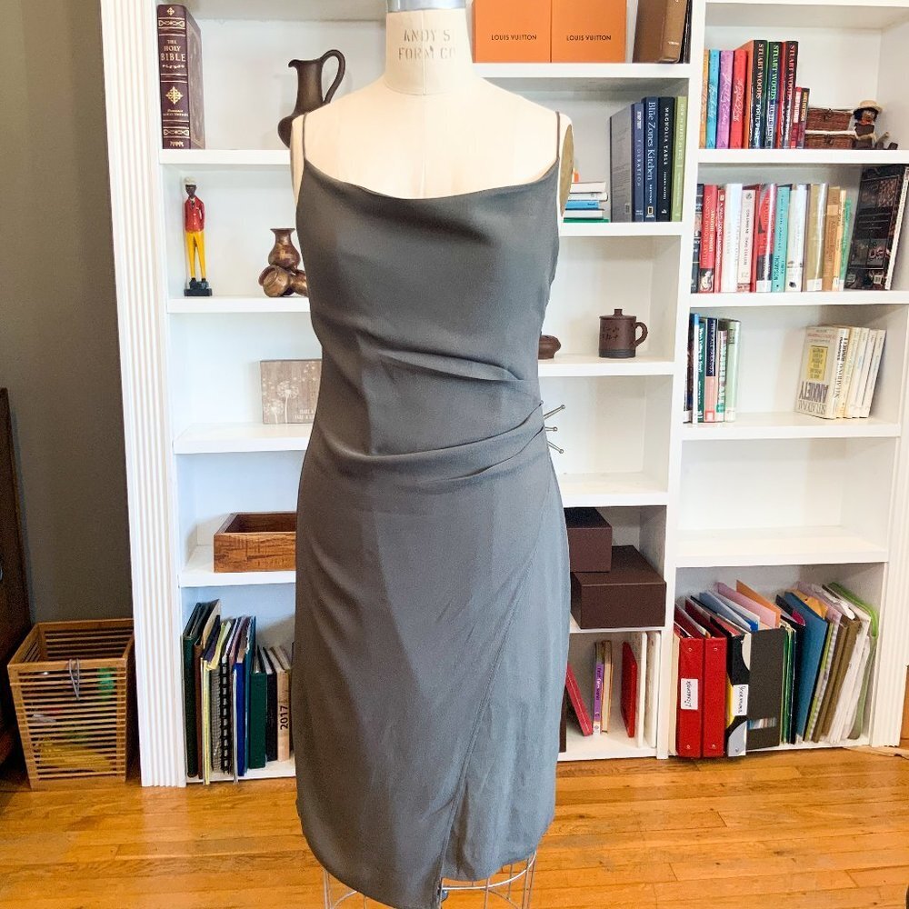 Bailey 44 Olive draped dress size 4